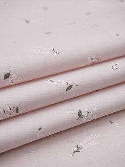 Сатин "Нежность" цв.пыльный светло-розовый, СОРТ2, ш.1.6м, хлопок-100%, 110гр/м.кв