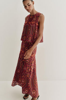 TOP BORDADOS PERFORADOS / Multicolor - Zara фото 3