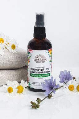 Мицеллярный спрей для интимной гигиены Очищение и увлажнение с алоэ-вера - Siberina фото 3