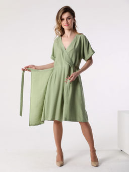 25208 Комбинезон оливковый