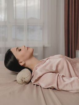 Валик с лавандой и можжевельником для осанки холщовый - Травы горного крыма фото 13