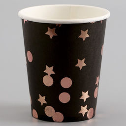 Цена за 2 шт. Стаканы бумажные «Розовые звёзды», 6 шт.