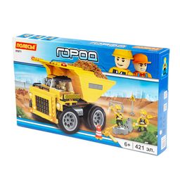 Конструктор Классик Город. Строительная бригада-3 (421 элемент) (в коробке)