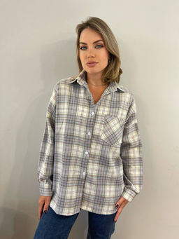 K11205 Рубашка OVER SIZE РОЗОВЫЙ_02 - Brend фото 9