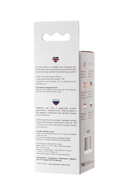 Насадка на пенис TOYFA A-Toys Boyn, TPR, прозрачный, 15,2 см  фото 4