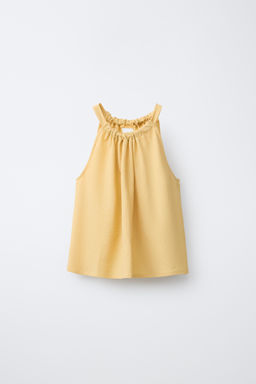 TOP CUELLO HALTER / Amarillo