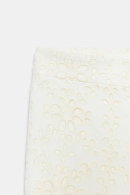PANTAL?N FLARE BORDADOS ZW COLLECTION / Crudo - Zara фото 6