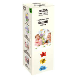 Игра "Башня цветная" в коробке (НИ_53572) "ТРИ СОВЫ"