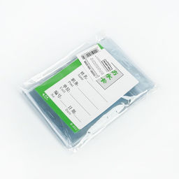 Цена за 10 шт. Бейдж-карман вертикальный, 120x80 мм, 25 мкр, с защёлкой - Calligrata фото 5