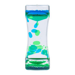 Гелевые часы, антистресс, 14 х 5.5 х 3.5 см, зеленые