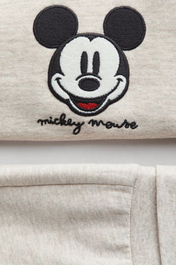 Conjunto de 2 piezas en sudadera con aplicaci?n