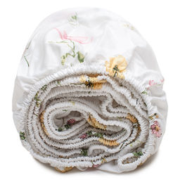 Простыня на резинке 180х200х25, поплин, Иммортели ВБ - Традиция фото 16