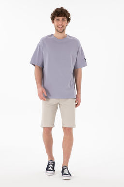 Erkek Oversize Fit Bisiklet Yaka Gri Ti__rt Sepette S_rpriz _ndirim - U.s. polo assn фото 5