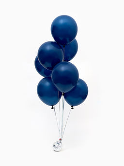 Воздушные шары латексные 12" "Темный синий" набор 100 штук