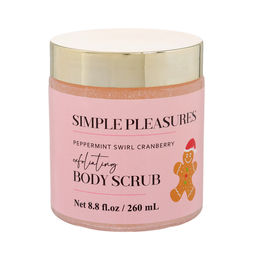 Подарочный набор Simple Pleasures: скраб 260 мл, соль для ванной 100 г, мочалка - Simaland фото 3