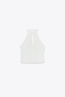 HALTER TOP WITH TIES - Zara фото 8