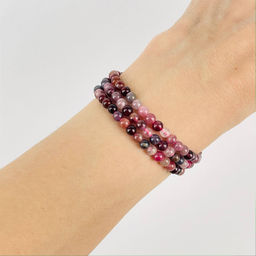 Бусины для украшений из Шпинели микс (88 бусин) 38 см