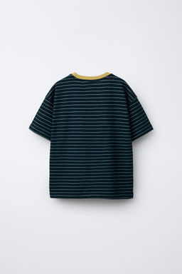 CAMISETA RAYAS CUELLO CONTRASTE / Rayas - Zara фото 2