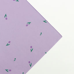 Цена за 10 шт. Бумага упаковочная тишью, Цветы, сиреневый, 50 см ? 70 см 17 грамм