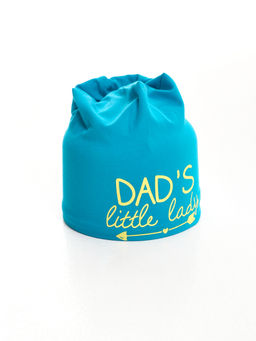 Шапка для девочки UD 3006 изумруд/желтый