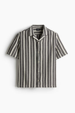 Camisa resort con textura Regular Fit - H&m фото 2