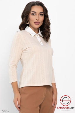 Кофта поло женская с воротничком - Bruno фото 6