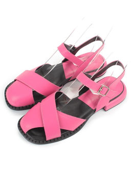 08-PEAG82-3 DK. PINK Босоножки женские (натуральная кожа)
