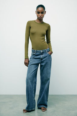 COTTON MODAL BODYSUIT - Zara фото 39