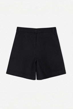 Siyah Kemerli Yuksek Bel Denim Bermuda TWOSS26SR00151 - Trendyolmilla фото 2