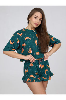 Пижама женская П-124.05 Лисы - Хороший трикотаж фото 6