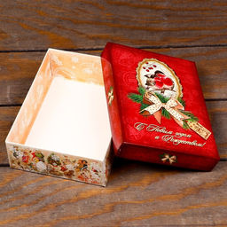 Цена за 5 шт. Подарочная коробка Новогодние истории, 16,5 х 12,5 х 5,2 см - Simaland фото 5