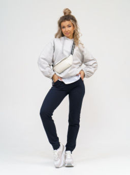 756 Брюки "Серо-синий"