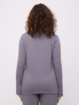 Пижама женская из кулирки Today серый - Амадэль фото 12