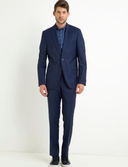 Узкая куртка цвета индиго