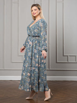 Платье 1330 дымчато-серый - Novita фото 11