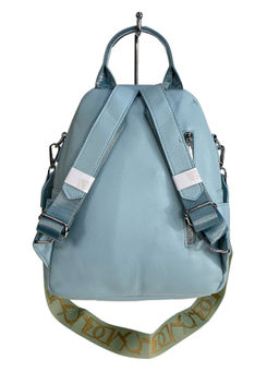 Сумка-рюкзак из искусственной кожи, цвет голубой - Greta фото 2