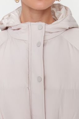 TRENDYOLMILLA Siyah Regular Kapusonlu Kemerli Su Itici Sisme Mont TWOAW23MO00188 фото 18