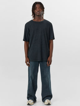 Футболка мужская черная с обработкой эйсид - Mark formelle фото 3