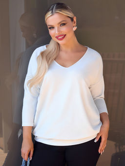 Джемпер 0057-9 белый бриллиант