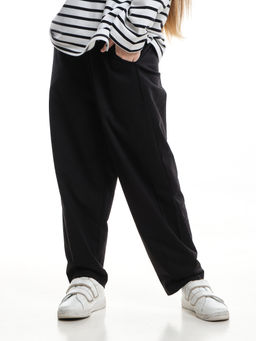 Брюки спортивные черные 22-7676 черный - Mini maxi фото 4