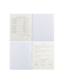 Цена за 5 шт. Предметная тетрадь по физике Calligrata «Животные», 48 листов, в клетку, со справочным материалом, обложка из мелованного картона