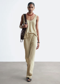 Pantalones de sarga con cord?n de ajuste - H&m фото 9