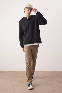 Vizon Erkek Gabardin Dokulu Kumas Pantolon TMNAW26PL00026