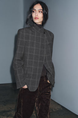 ZW COLLECTION LIMITED EDITION CHECK BLAZER - Zara фото 2