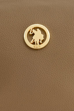 U. S. Polo Assn Женская темно-бежевая сумка - U.s. polo assn фото 6