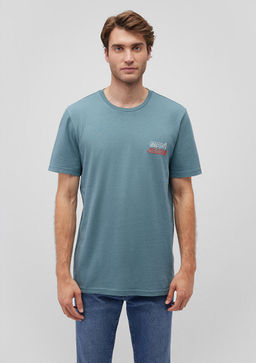 Mavi Jeans Bask?l? Yesil Tisort  фото 3