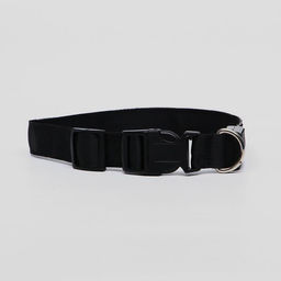 Ошейник с подсветкой размер L, ОШ 45-52 х 2,5 см, 3 режима свечения чёрный - Пижон фото 4