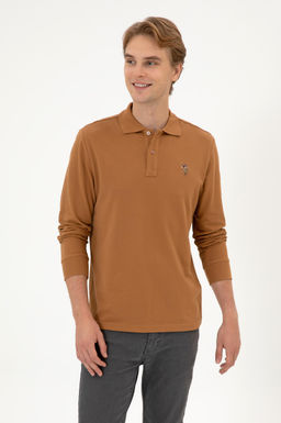 Erkek Kahverengi Basic Sweatshirt Sepette S_rpriz _ndirim