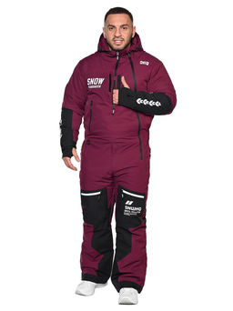 Комбинезон A-89010 Бордовый