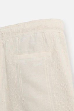 JACQUARD TEXTURED BERMUDA SHORTS - Zara фото 20